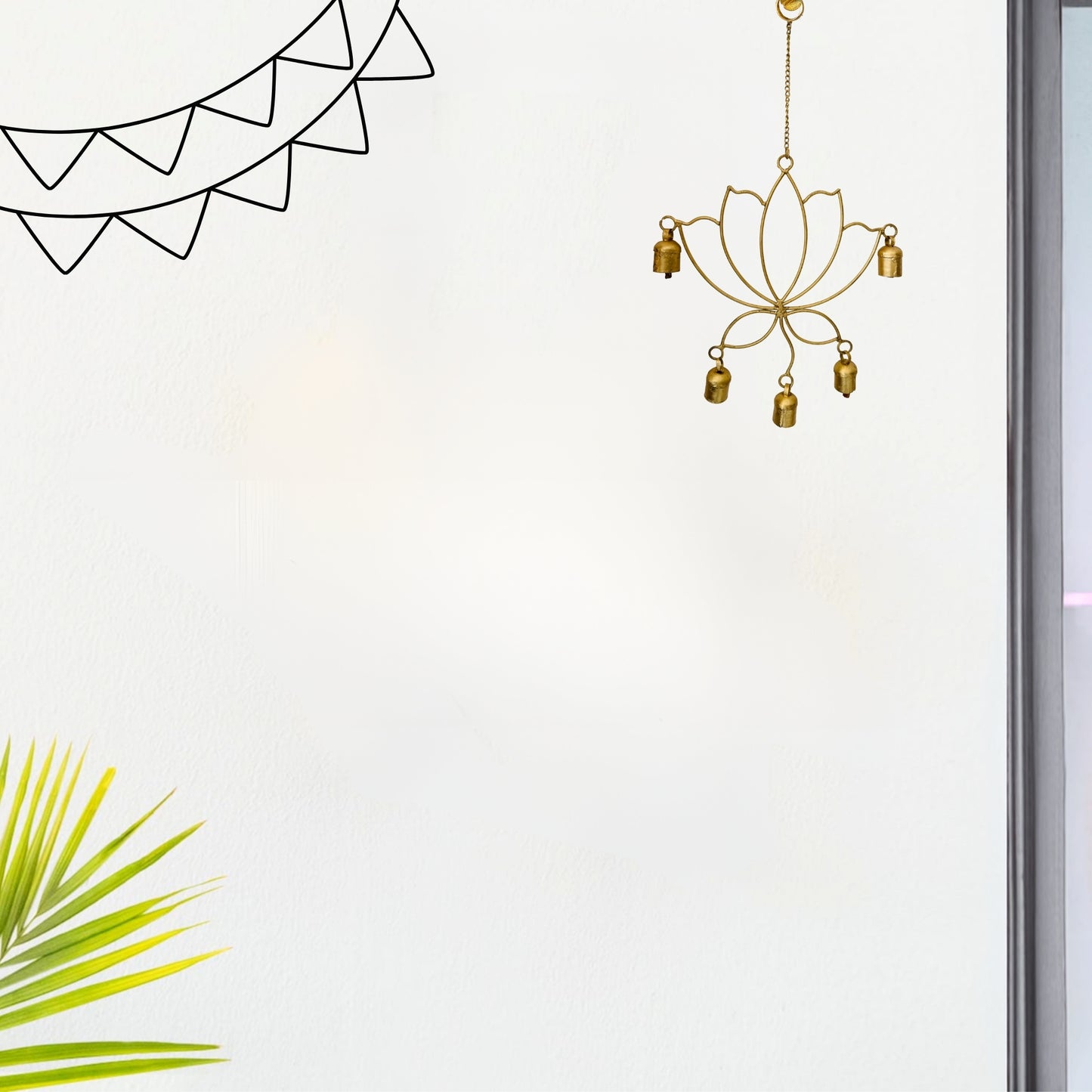 Lotus Copper Bell Wind Chime