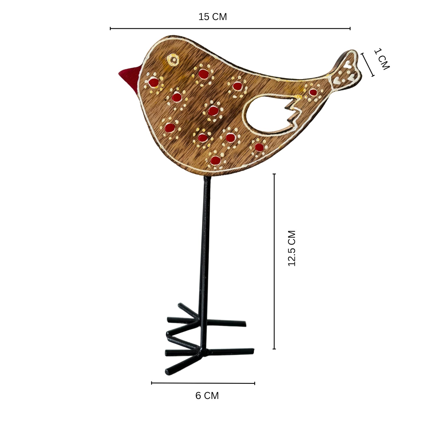 Twitte (set of 2) Handmade Bird Desk/Table Decor