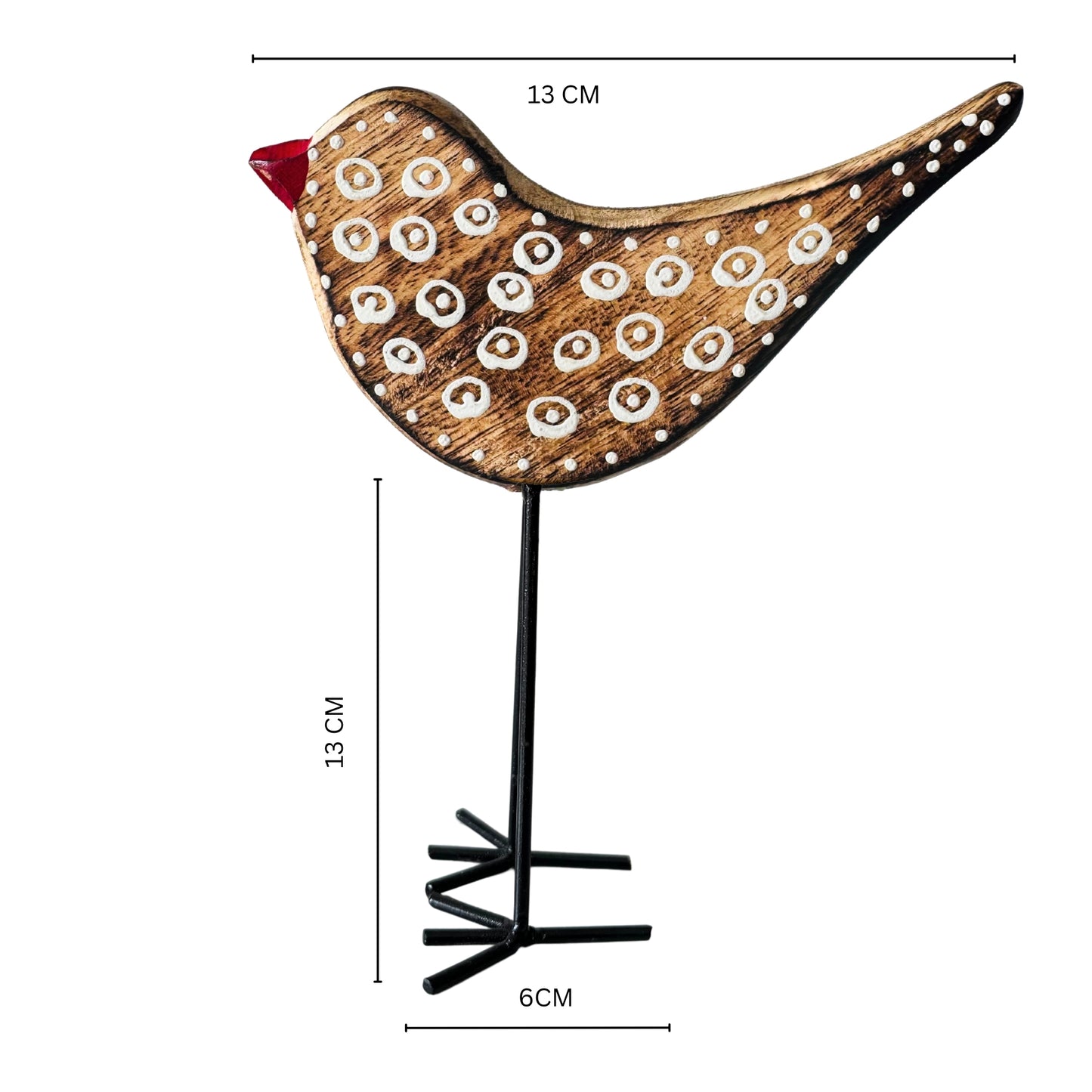 Sparrow (set of 2) Handmade Bird Desk/Table Decor