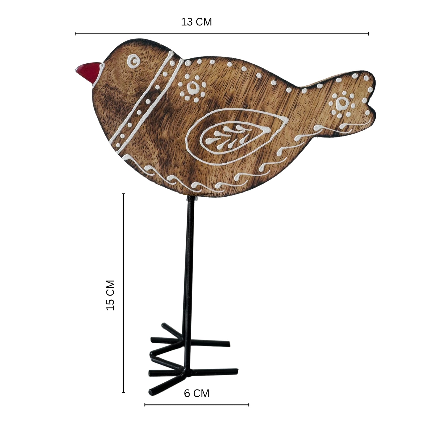 Myna(set of 2) Handmade Bird Desk/Table Decor