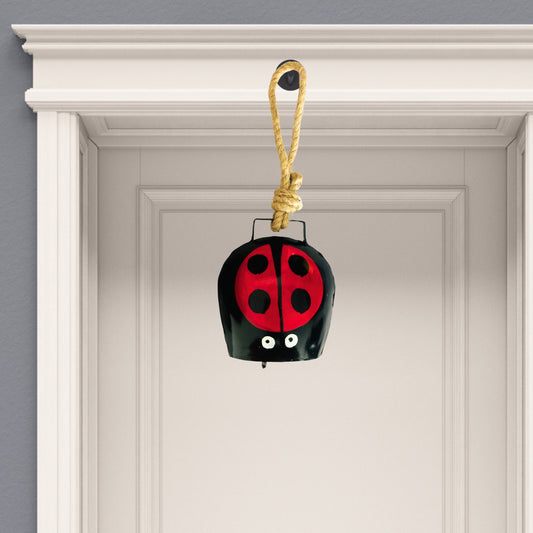 Ladybug /Ladybird Bell Wall Hanging / Home& Garden Decor
