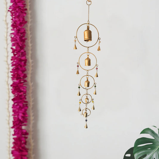 Golden hue Metal Bell Dreamcatcher
