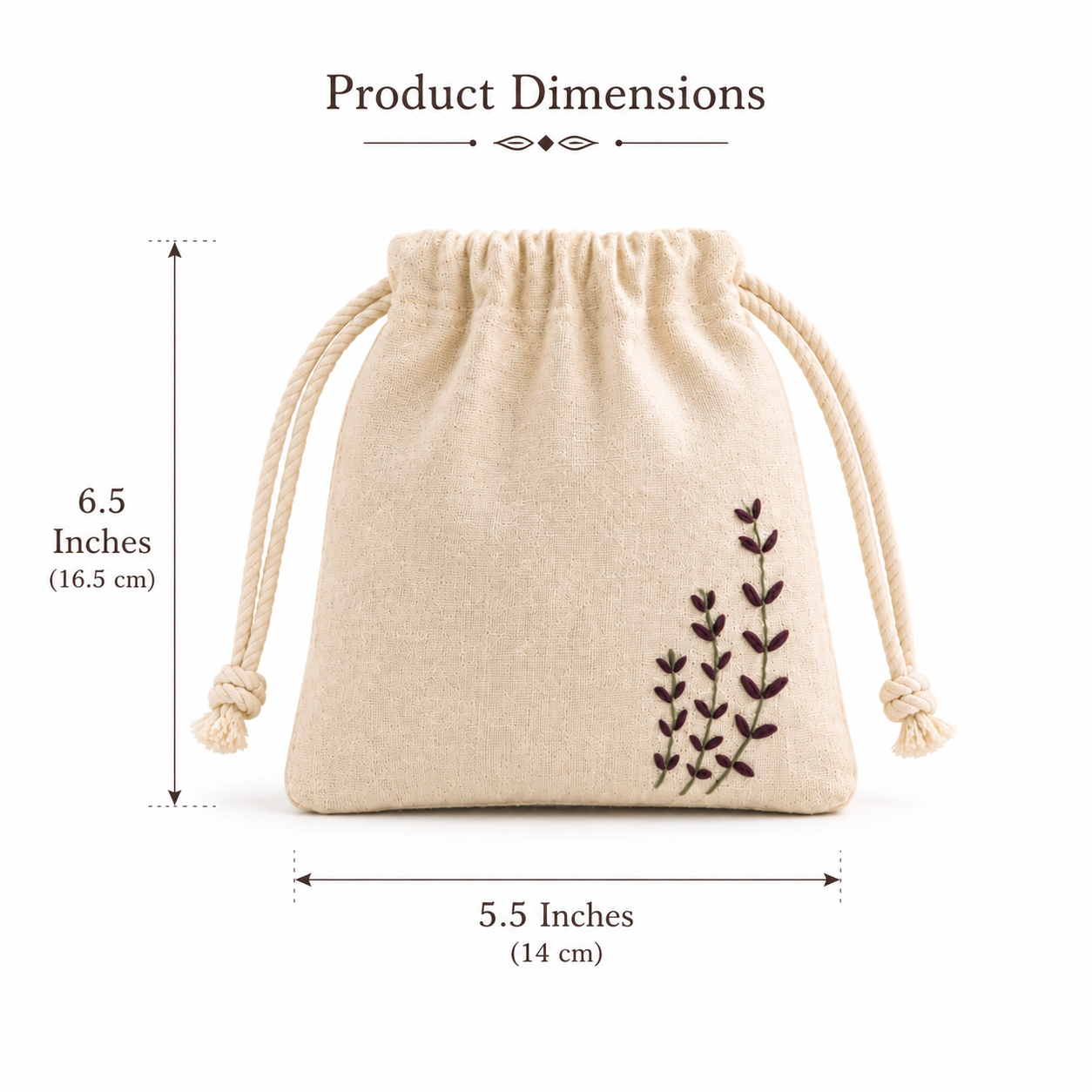 3 Potli Bags for Return Gifts (Hand embroidered) - Veda