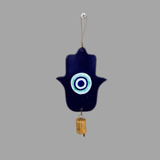 Hand Blessing Hamsa - Blue
