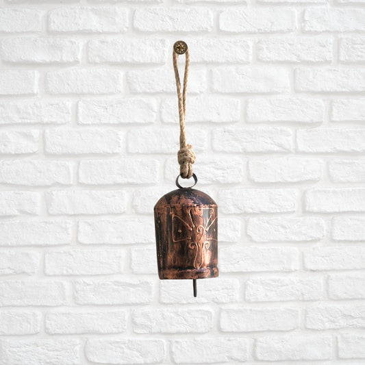 Wall hanging Bell - Copper Colored