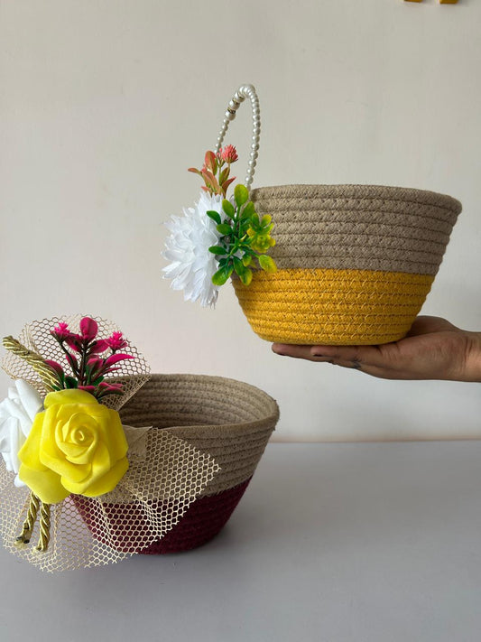 TOKRI BASKET SET OF 2 Hamper Basket for Gifting