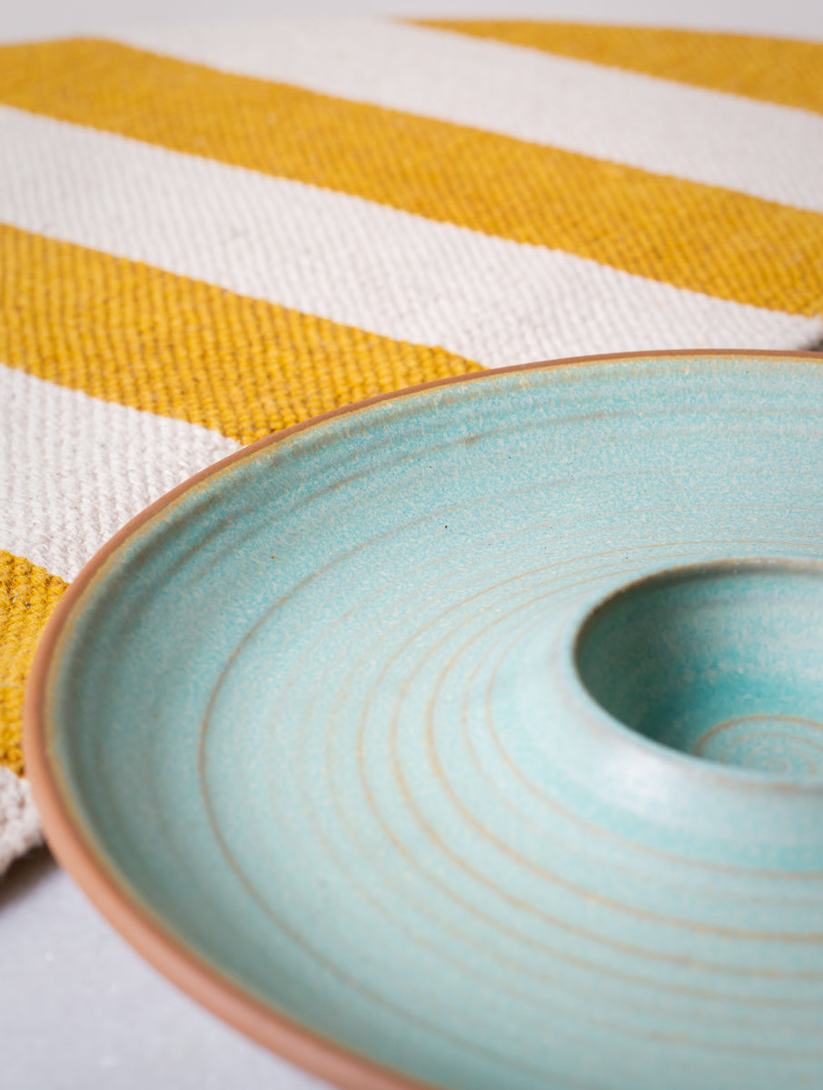 Chip and Dip Ceramic Plate - jasmeyhomes