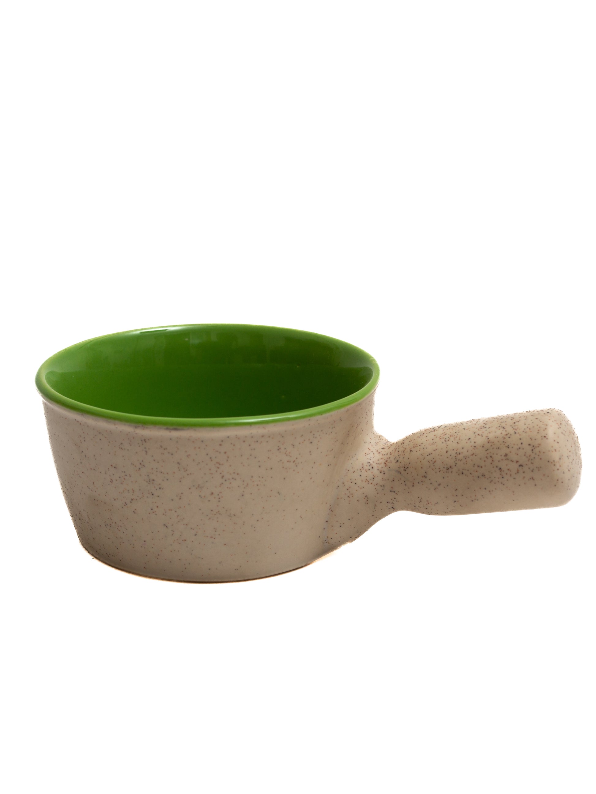 Creme & Green Serving Bowl - jasmeyhomes