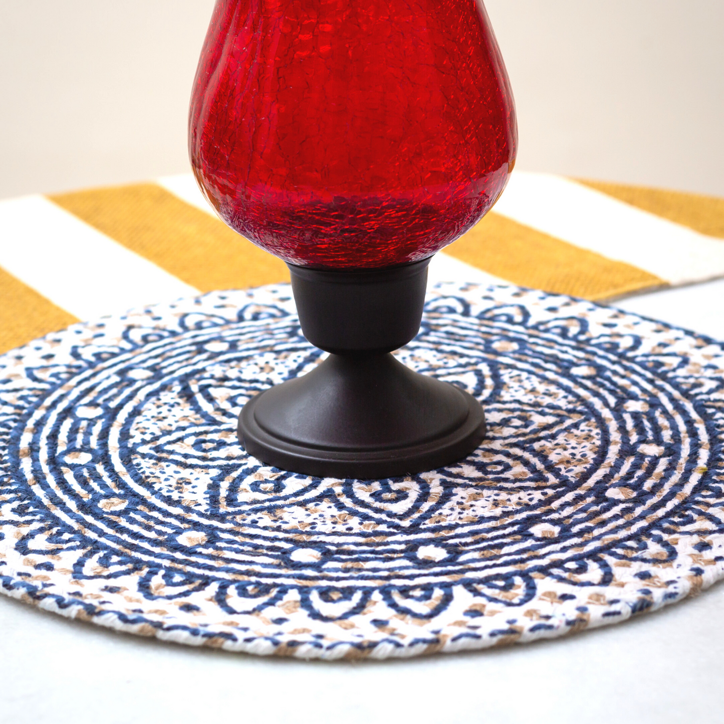Set of 2 Designer Placemats - Cotton - jasmeyhomes