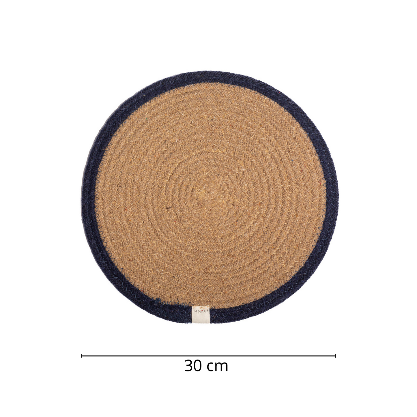 Set of 2 Reversible Placemats- Outer Ring | Blue - jasmeyhomes