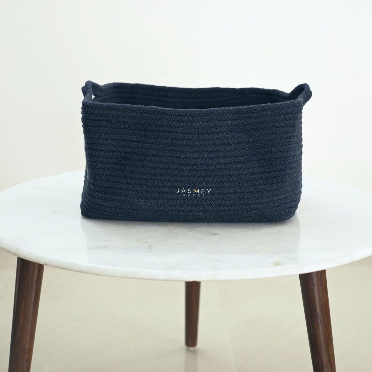 Rectangular Blue Storage Basket - jasmeyhomes