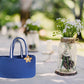 Indigo Basket | Room Hamper Basket for Gifting with Jute Bow