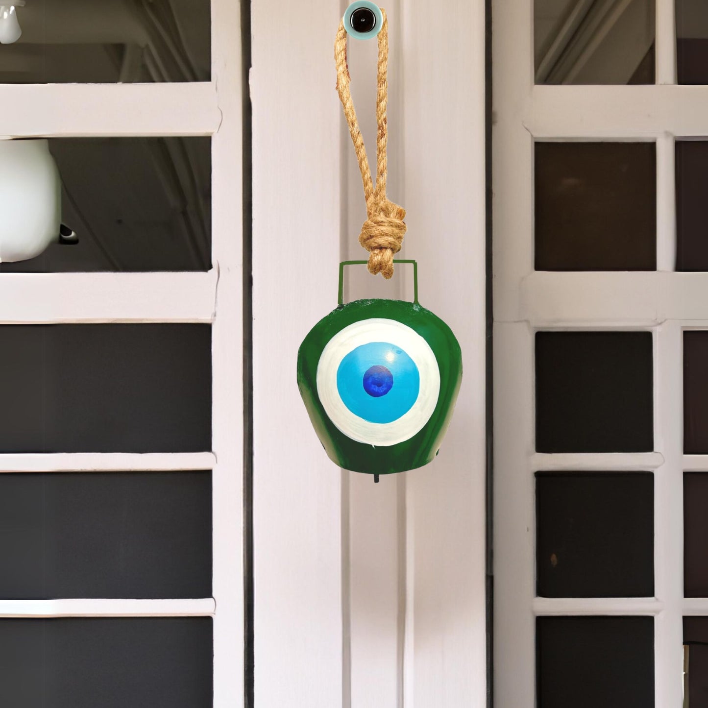 Evil Eye Cow Bell for Wall Decor