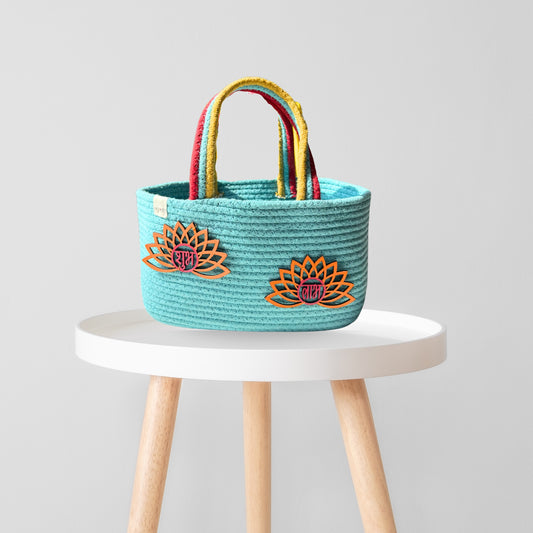 Aqua Diwali Hamper Basket - Subh Labh Basket