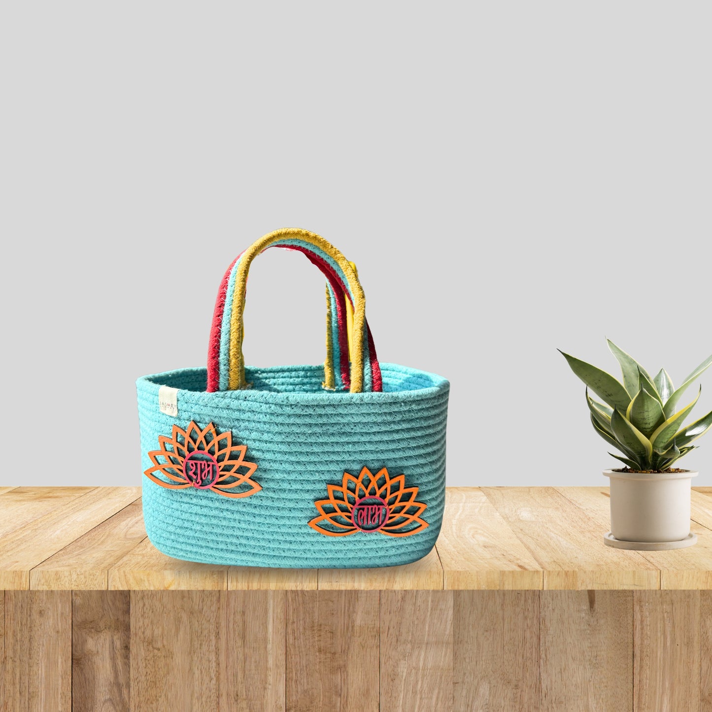 Aqua Diwali Hamper Basket - Subh Labh Basket