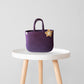 Handwoven Jute & cotton  Handbag | Lunch Bag- Purple