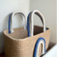 Rainbow Handle Storage Basket - Blue - jasmeyhomes