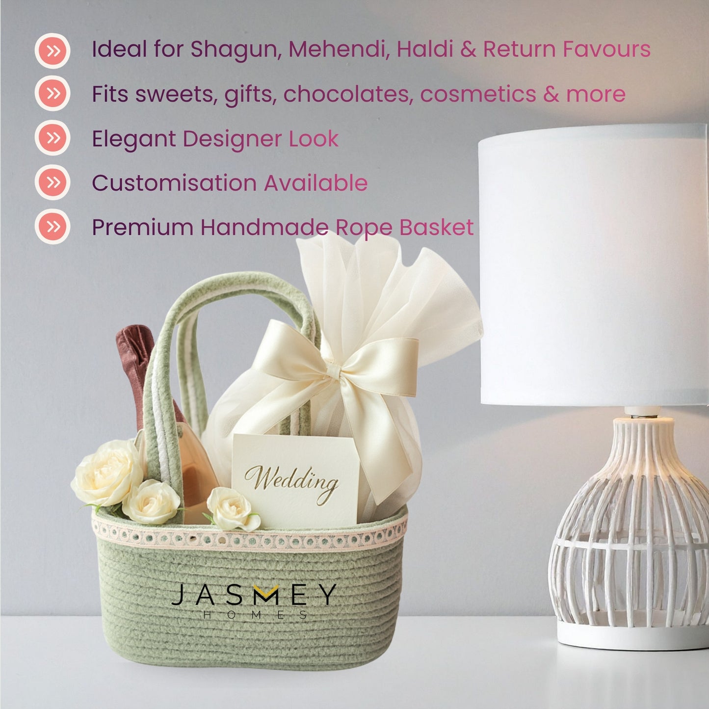 Royal Olive  Hamper Basket