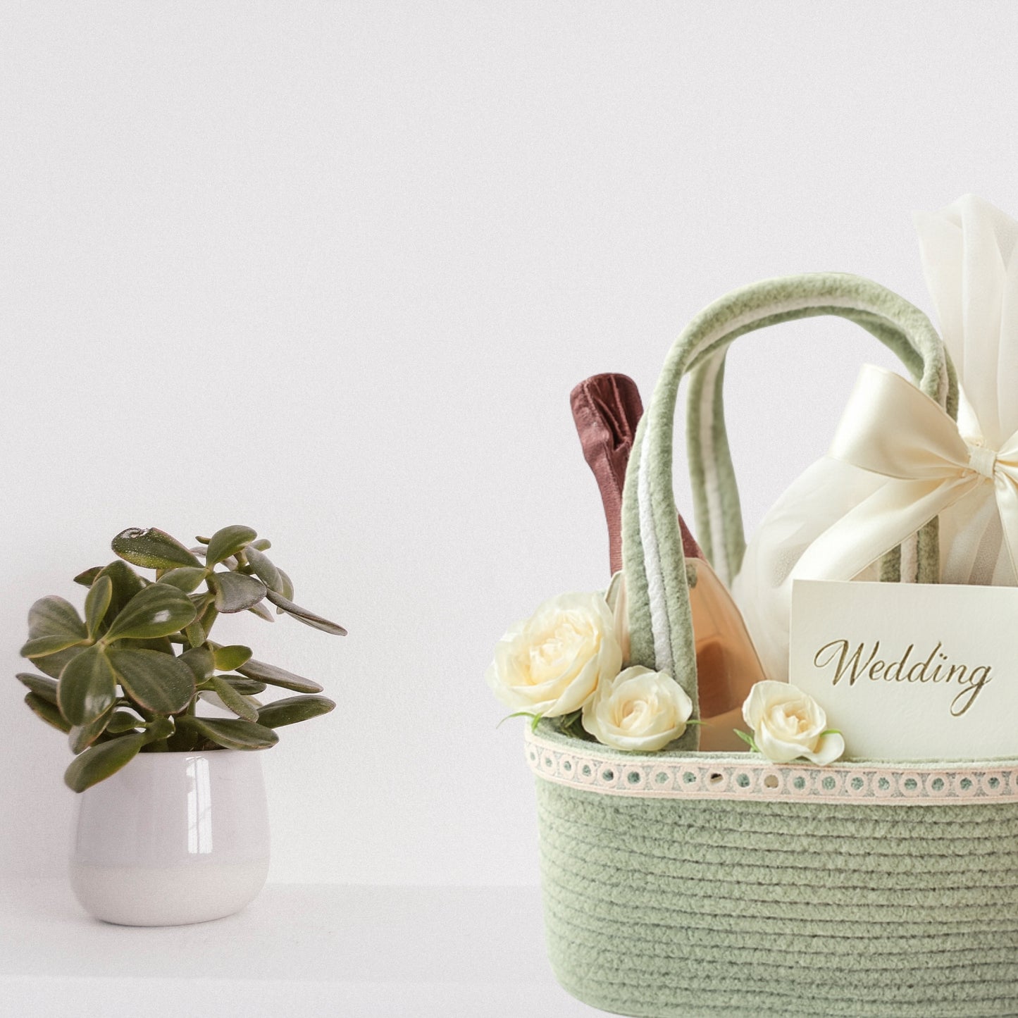 Royal Olive  Hamper Basket