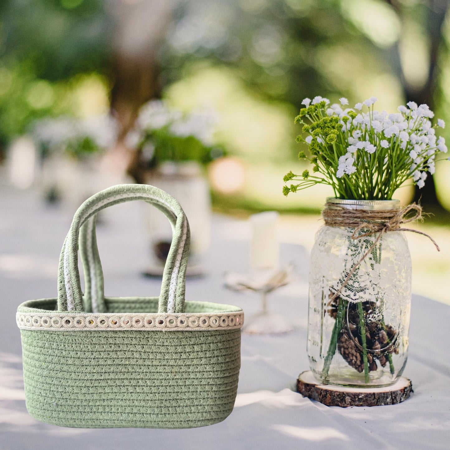 Royal Olive  Hamper Basket