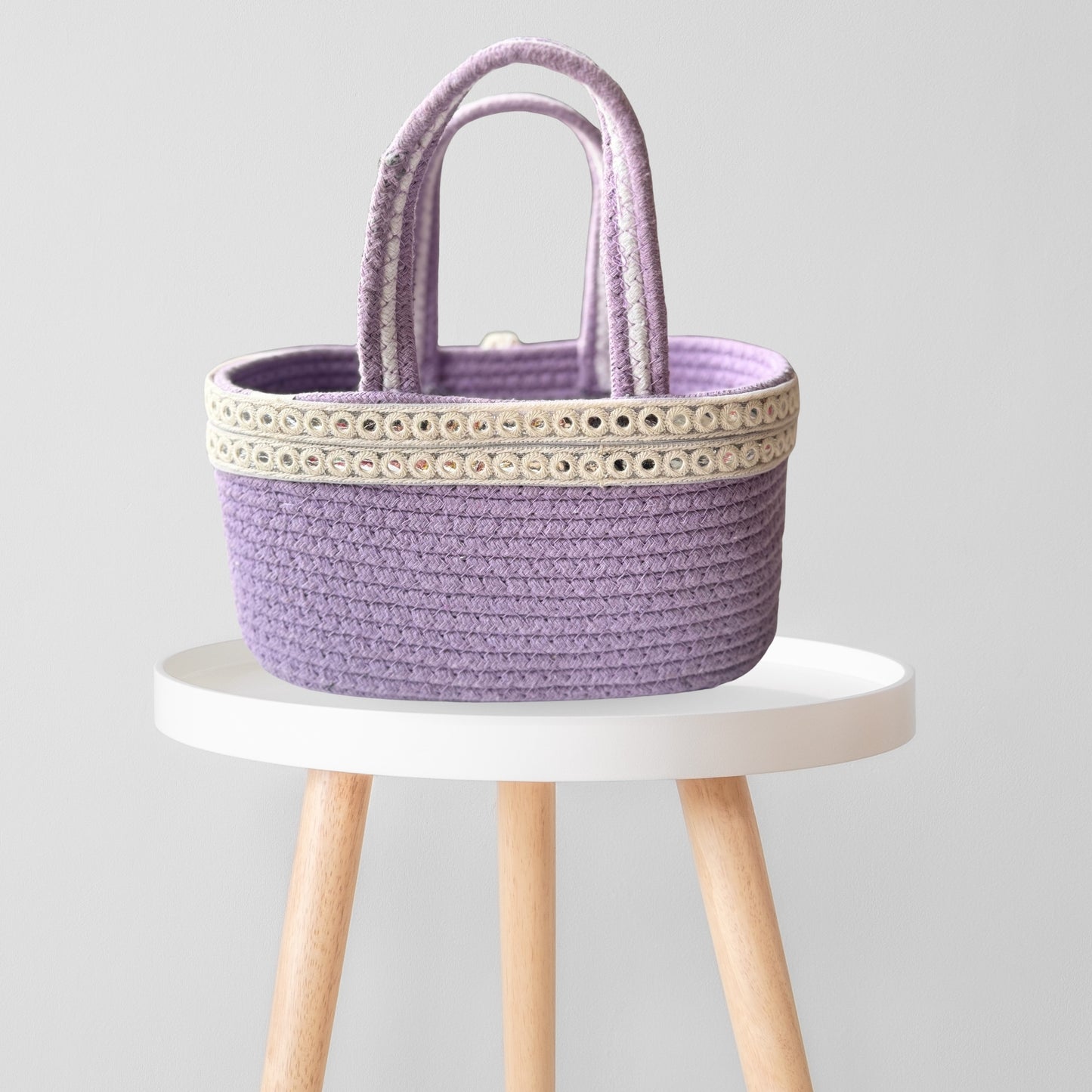 Luxe Lavender  Hamper Basket