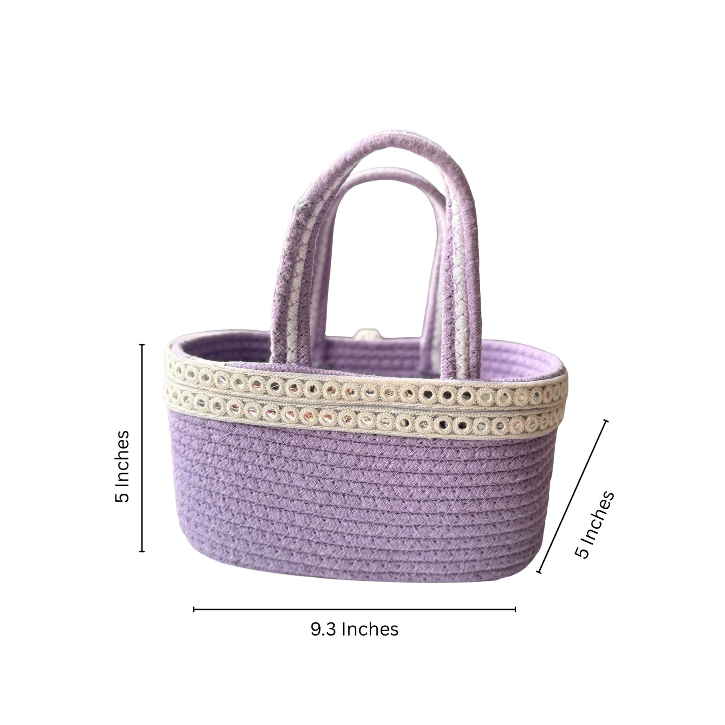 Luxe Lavender  Hamper Basket