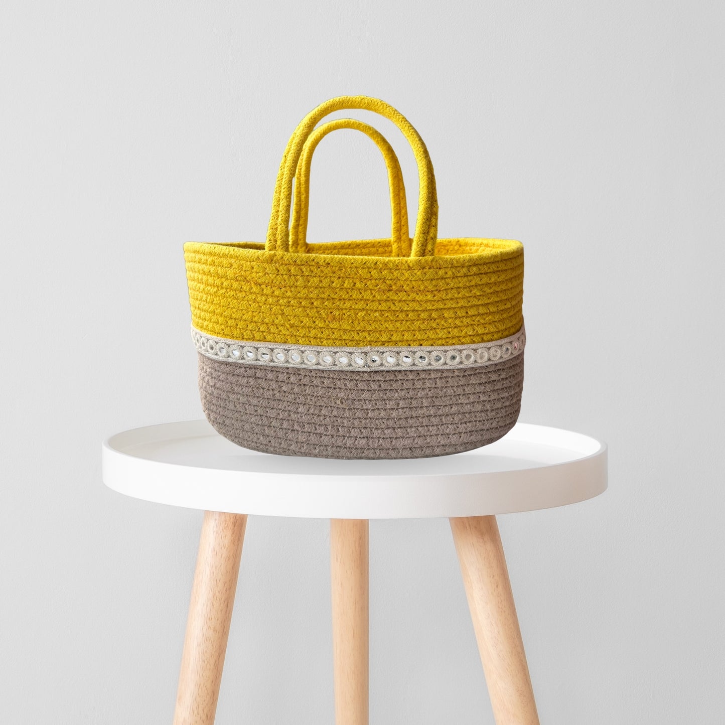 Marigold Yellow  Hamper Basket