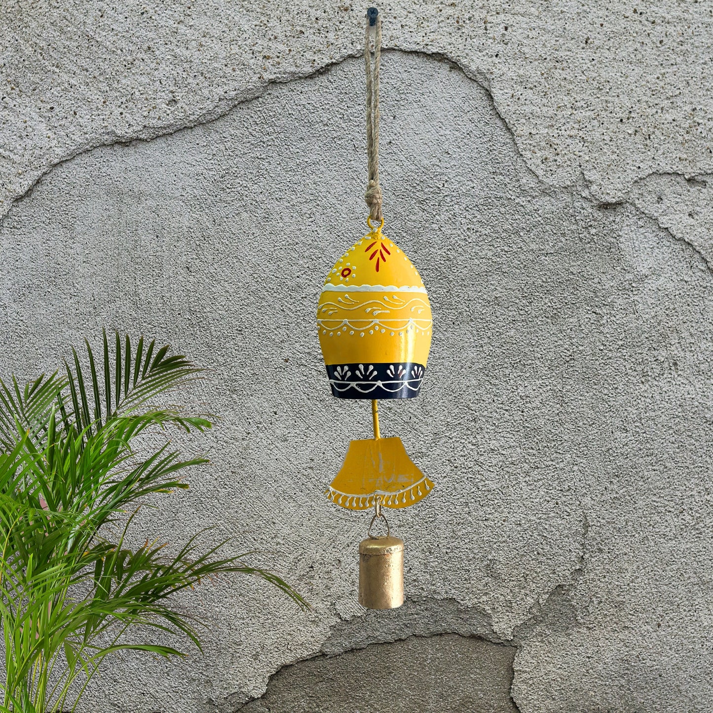 Fish Wind Chimes for Home Balcony with Sound - Yellow