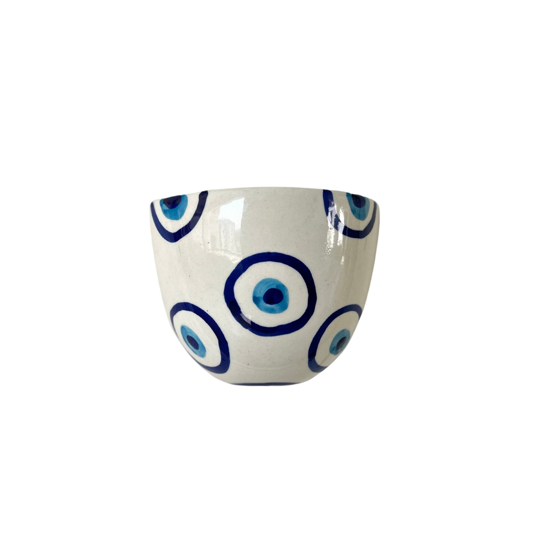 evil eye planter pot Evil Eye Ceramic Wall Hanging Planter – JASMEY HOMES
