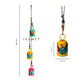 Rangilo Ghar Dream Chime - Hand Painted Hanging Ornaments  For Home Decor, Wind Chimes- Set of 3 Cylindrical
