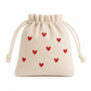 3 Potli Bags for Return Gifts (Hand embroidered) - Heart