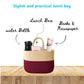 Cotton handwoven Lunch Bag | Handbag - Beige & I Maroon