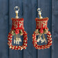Beautiful Handmade Subh Labh Hanging (Pack of 2)-Red