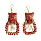 Beautiful Handmade Subh Labh Hanging (Pack of 2)-Red