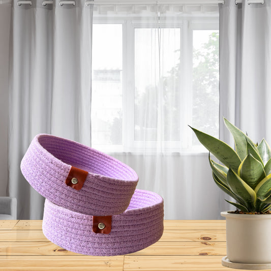 Lavender Cotton Desk Organiser