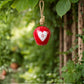 Love Knot Hanging Charm- Red