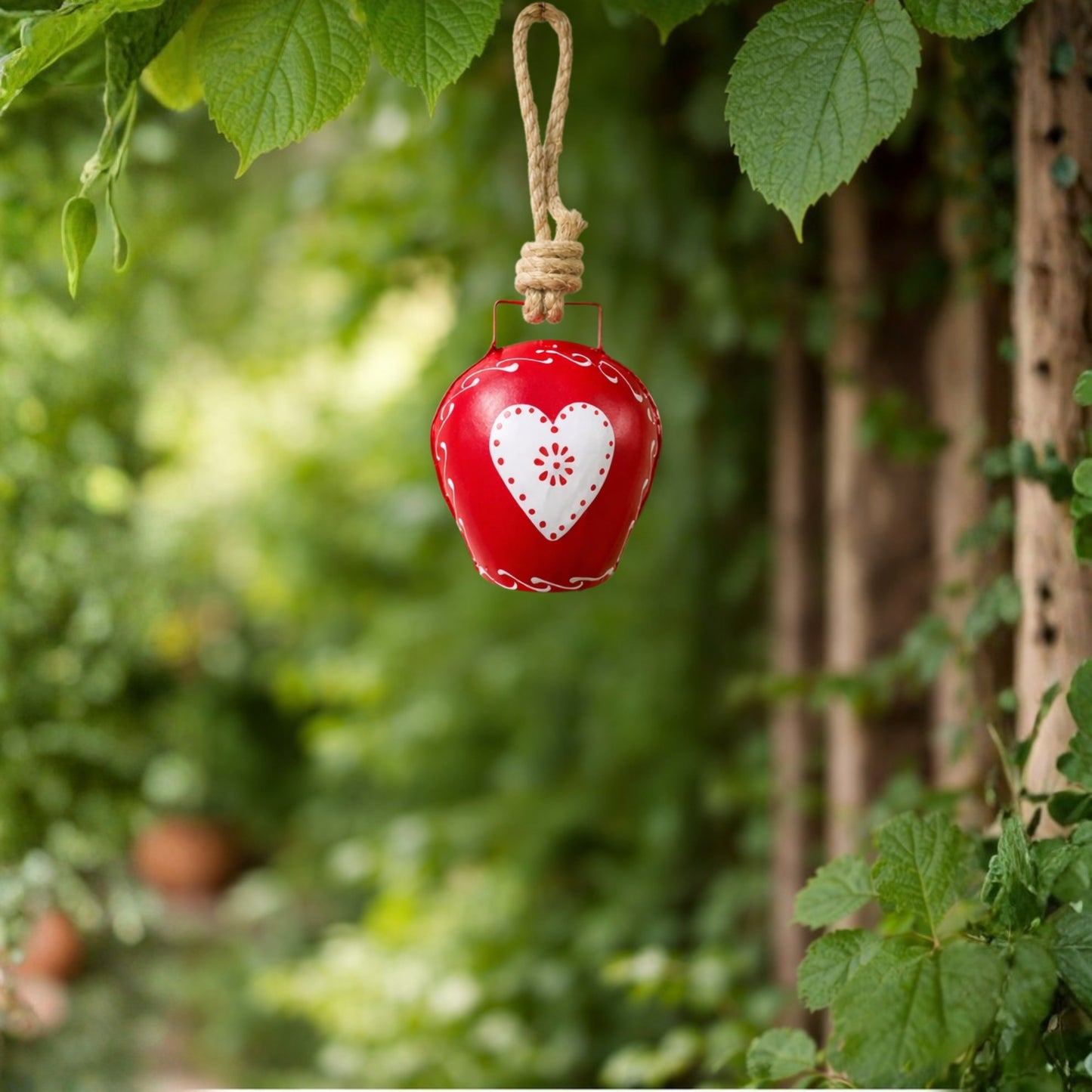 Love Knot Hanging Charm- Red