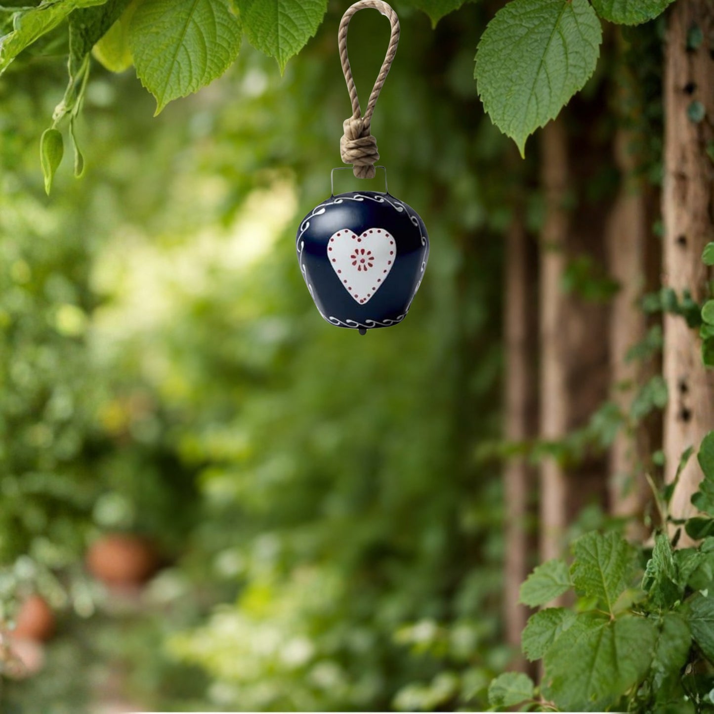 Love Knot Hanging Charm- Blue