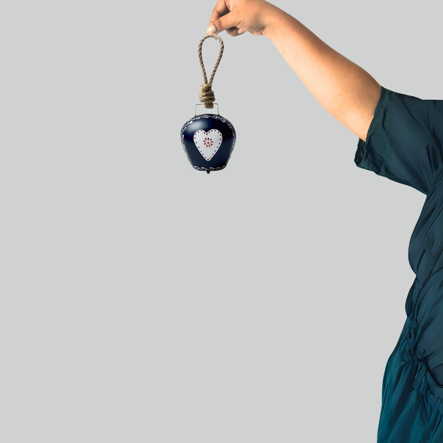 Love Knot Hanging Charm- Blue