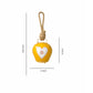 Love Knot Hanging Charm- Yellow