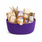 Purple Aura Basket Wooden Ring Rope Basket