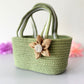 Pastel Harmony Basket | Hamper Basket for Gifting with Jute Bow