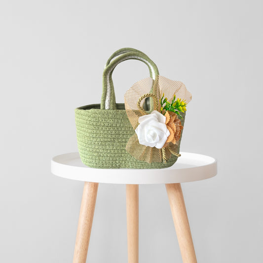 The Pastel Harmony Basket | Bloom Flower Hamper Basket for Gifting