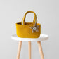 Yellow Room Hamper Basket for Gifting with Jute Bow | Haldi Ceremony Return Favor