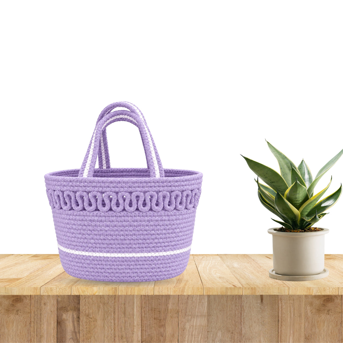 Wave Lunch Bag_Lavender