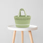 Wave Lunch Bag_Pastel Green