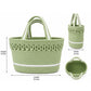 Wave Lunch Bag_Pastel Green