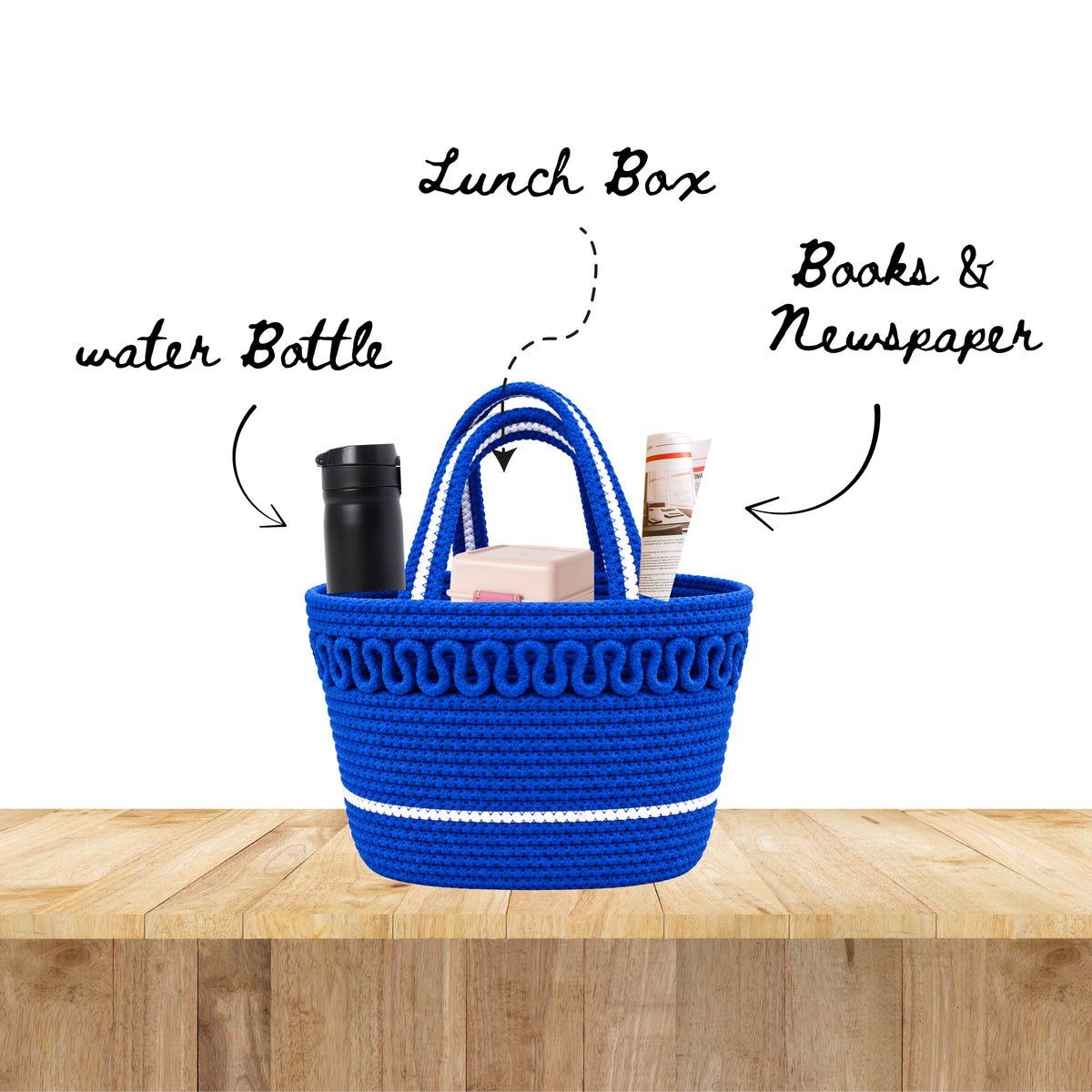 Wave Lunch Bag_Blue
