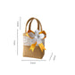 Set of 3  Burlap Flower Basket Wedding Candy Gift Basket for Wedding Ceremony Party Christmas, Diwali  Gifting - Yellow