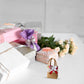 Set of 3  Burlap Flower Basket Wedding Candy Gift Basket for Wedding Ceremony Party Christmas, Diwali  Gifting - Red